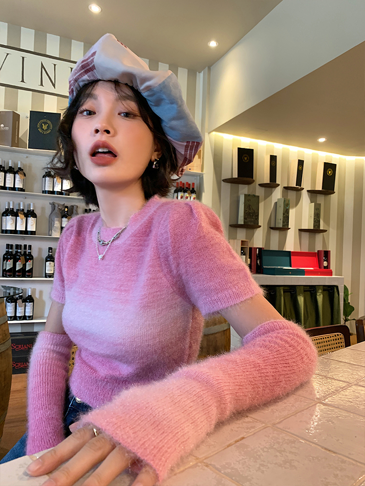 (최저가)2363그라데이션팔토시반팔세트